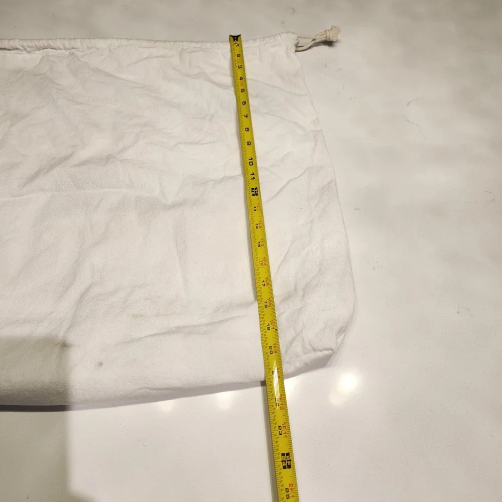 AWAY White Canvas Drawstring Dust Bag